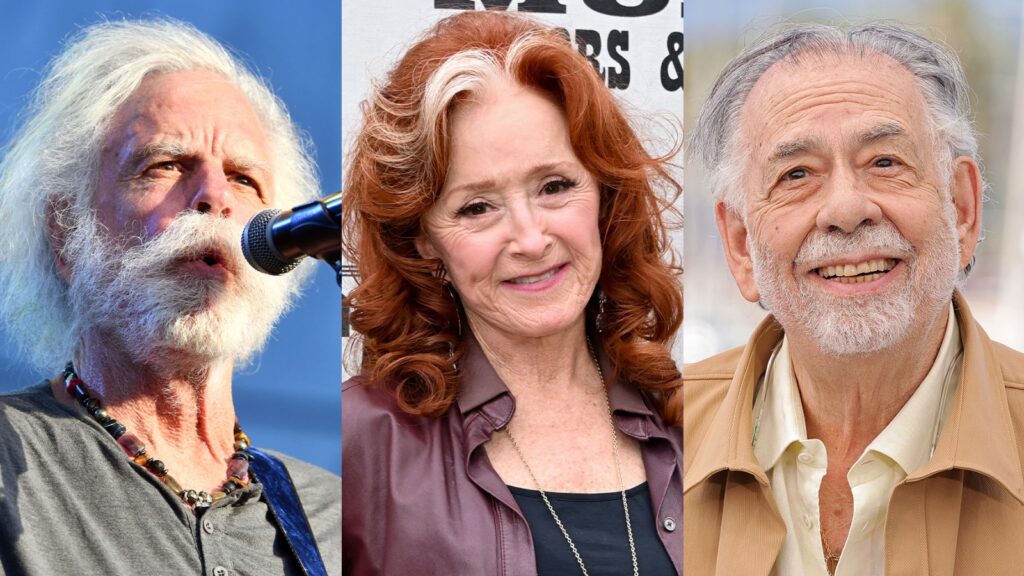 Grateful Dead, Francis Ford Coppola, Bonnie Raitt To Receive 2024