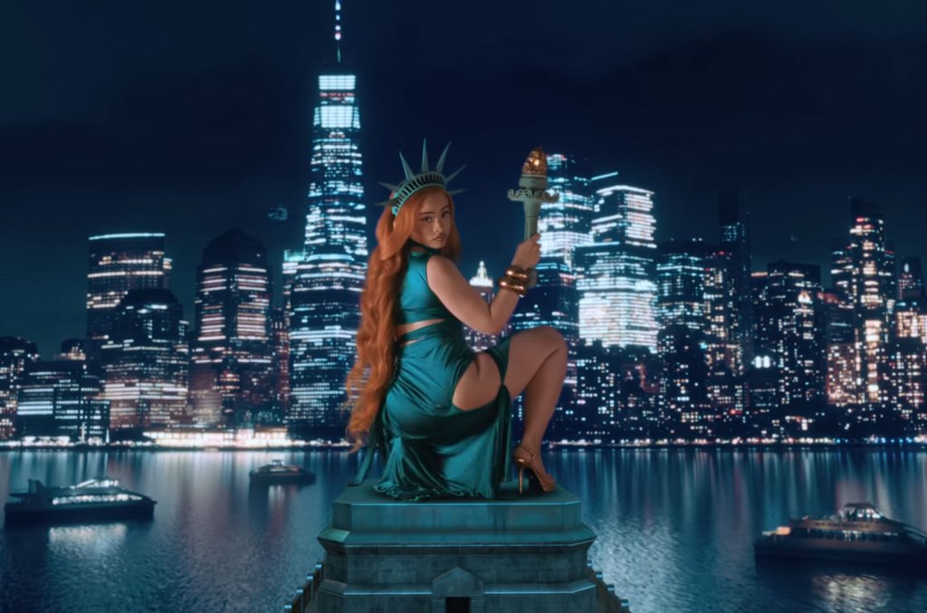 Ice Spice Transforms Into The Statue Of Liberty For New