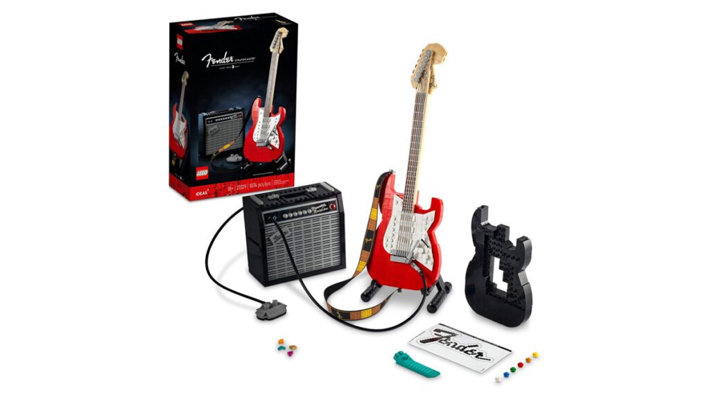 Lego Fender Stratocaster Set Gets A Huge Discount For Amazon