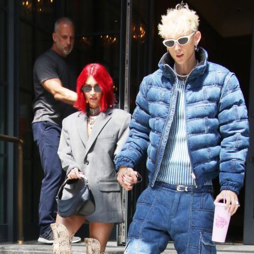 Megan Fox Sports Baby Bump In Machine Gun Kelly's New