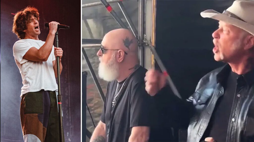 Metallica’s James Hetfield And Judas Priest’s Rob Halford Rock Out