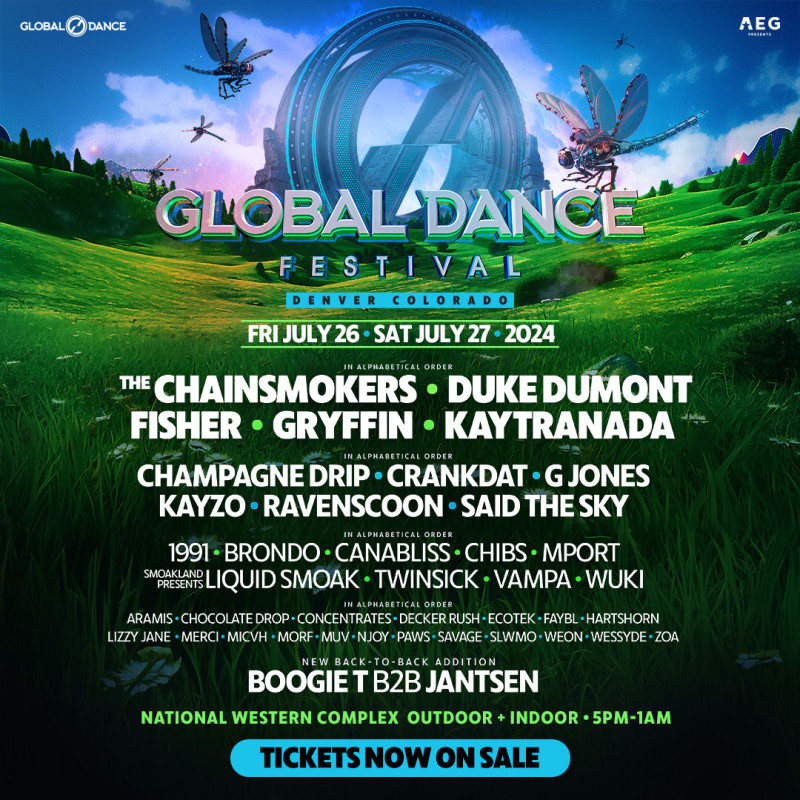 The Chainsmokers, Fisher, Gryffin And More To Headline Global Dance