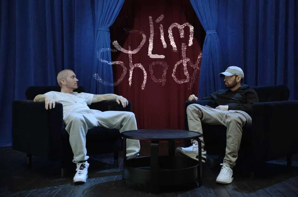 Watch Eminem Face Off In Conversation With His Slim Shady