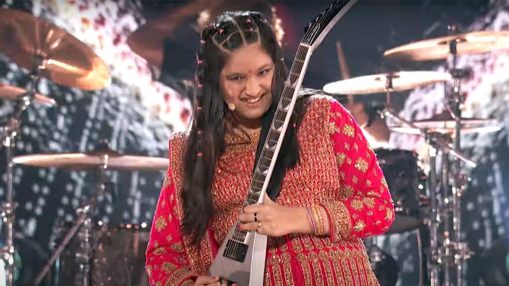 10 Year Old Guitar Hero Maya Neelakantan Slays Metallica’s “master Of Puppets”