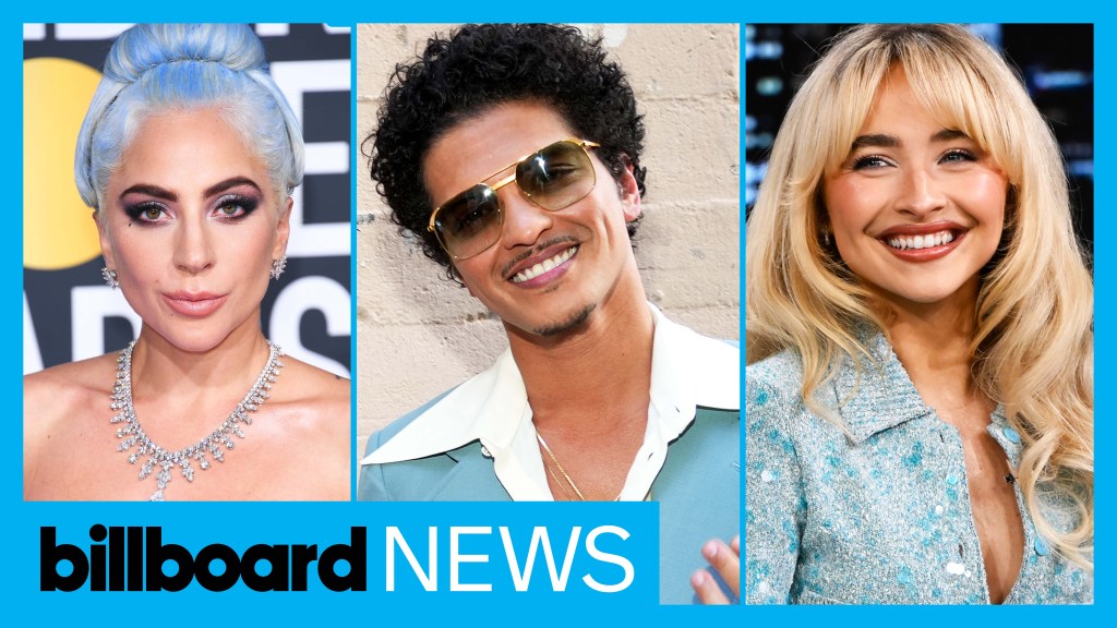 Bruno Mars, Lady Gaga, Sabrina Carpenter & More Dominate Billboard's