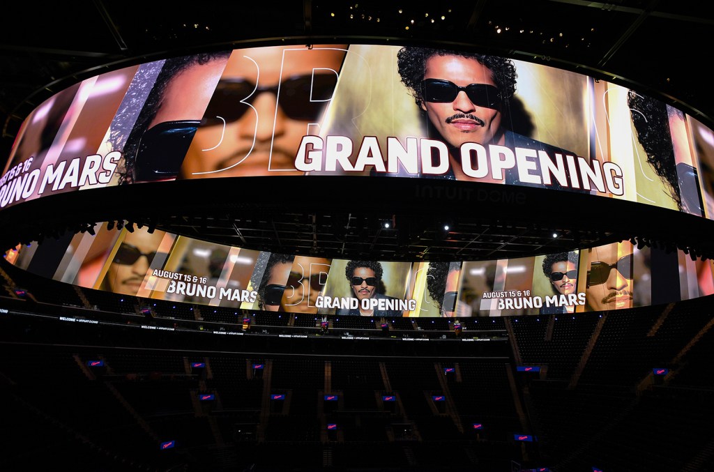 Bruno Mars Opens La's Intuit Dome With Lady Gaga Surprise