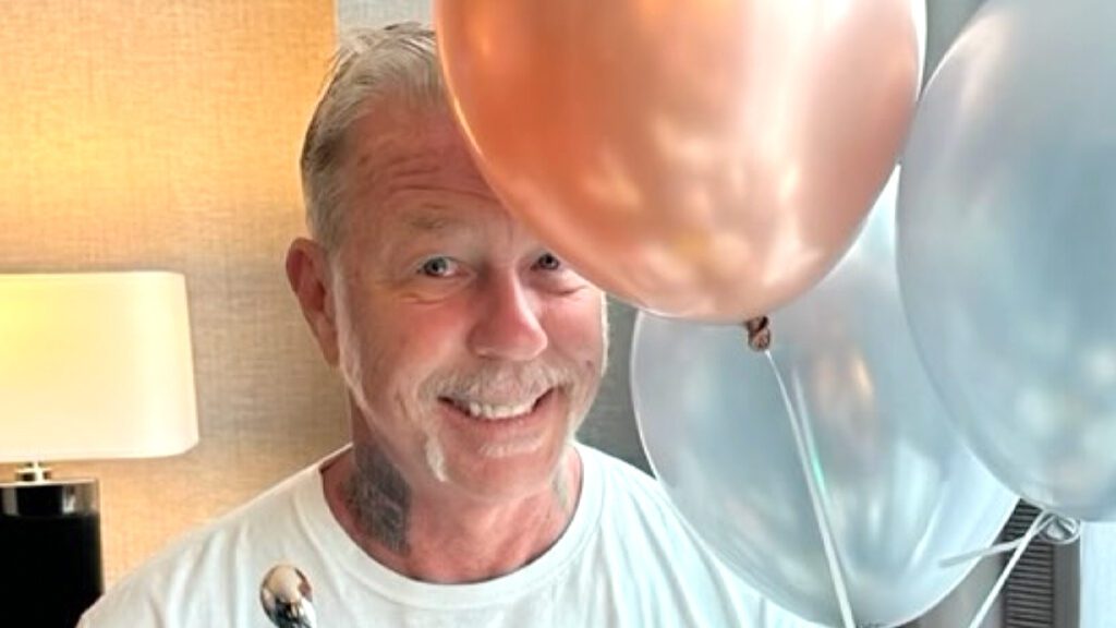 Enter Helium: James Hetfield Celebrates Birthday With High Pitched Rendition Of