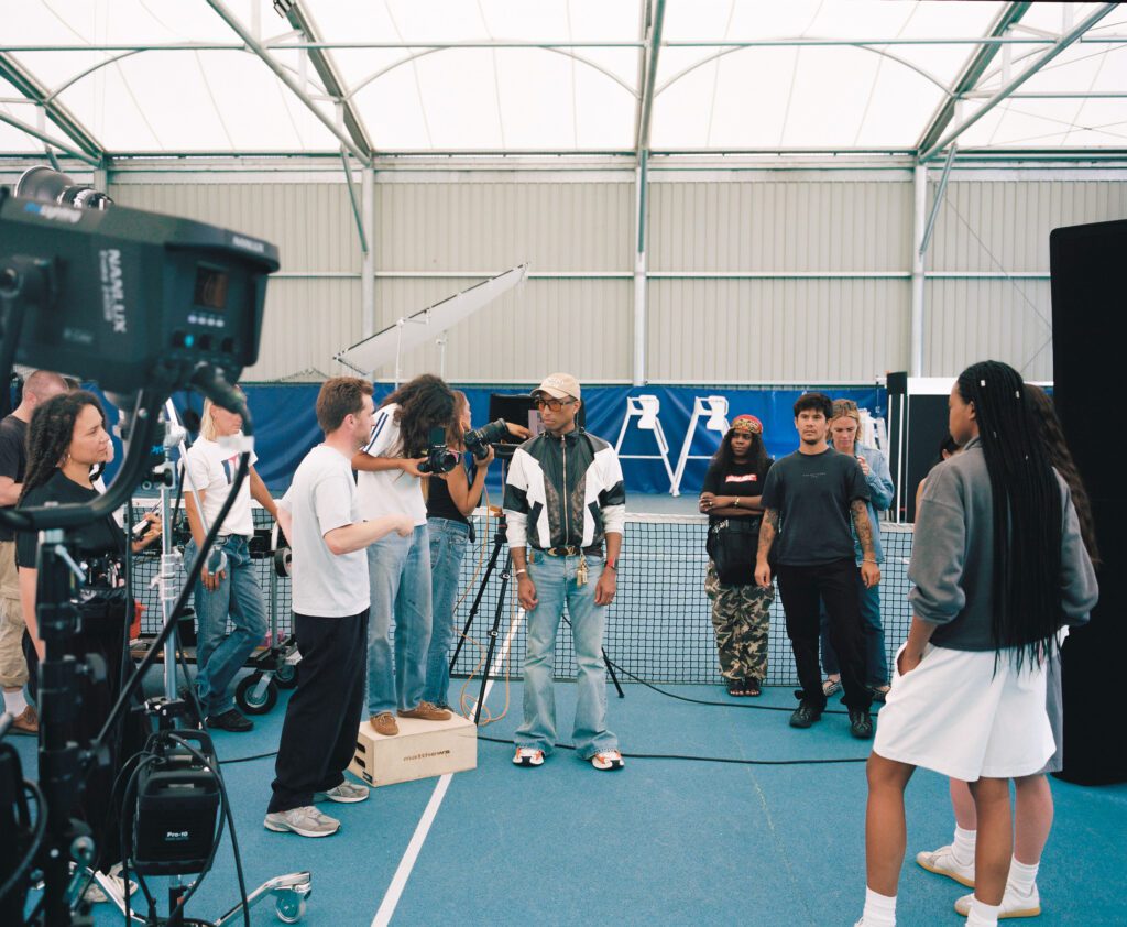 Evian Partners With Humanrace For Tennis Collection By Pharrell Williams