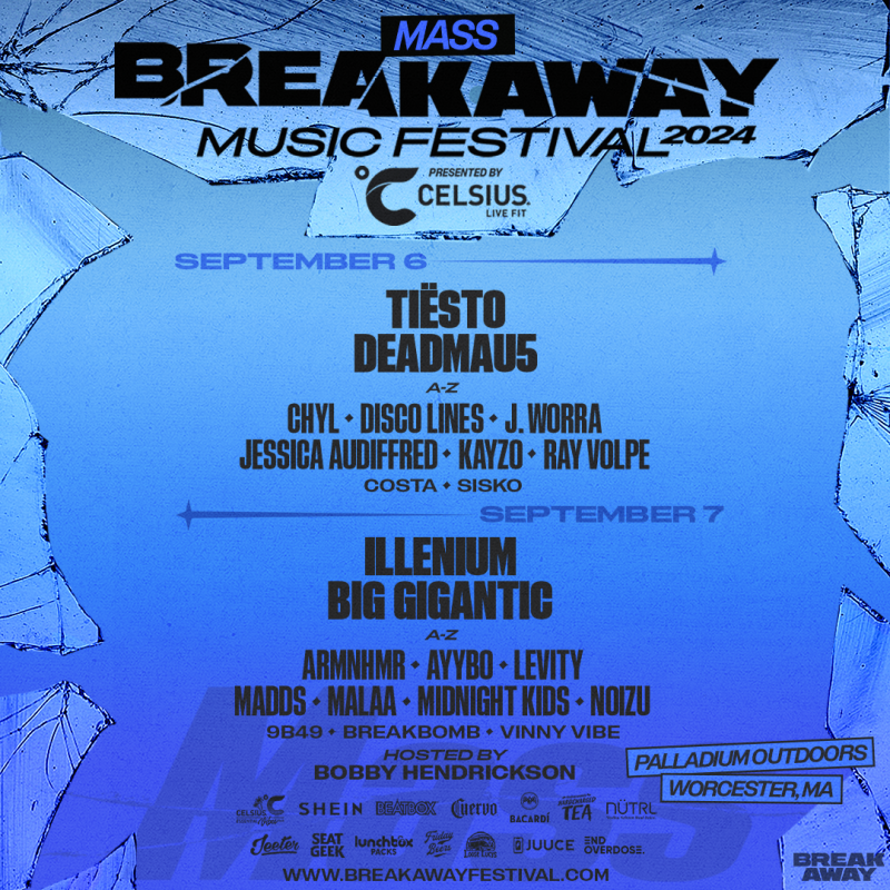 Illenium, Tiësto, Deadmau5 And More To Headline Breakaway Mass Festival