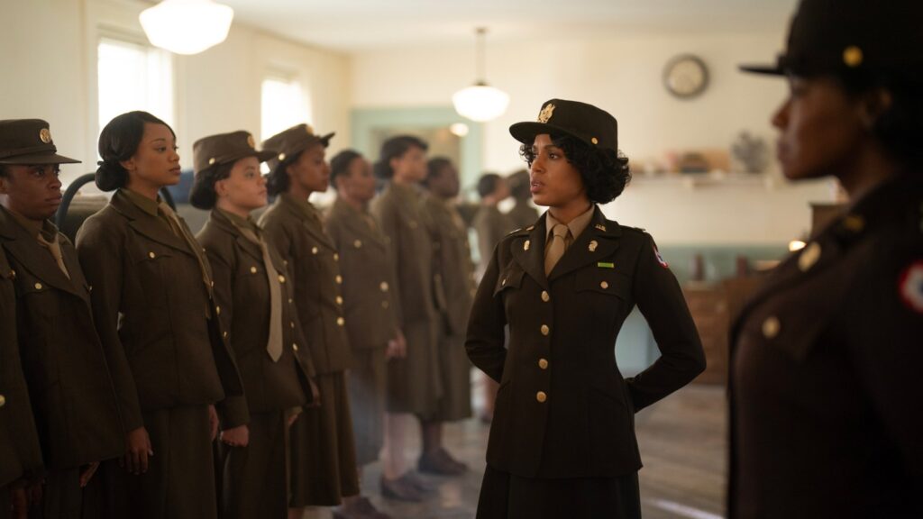 Kerry Washington Serves As Commander Of All Black, Female Army Corps