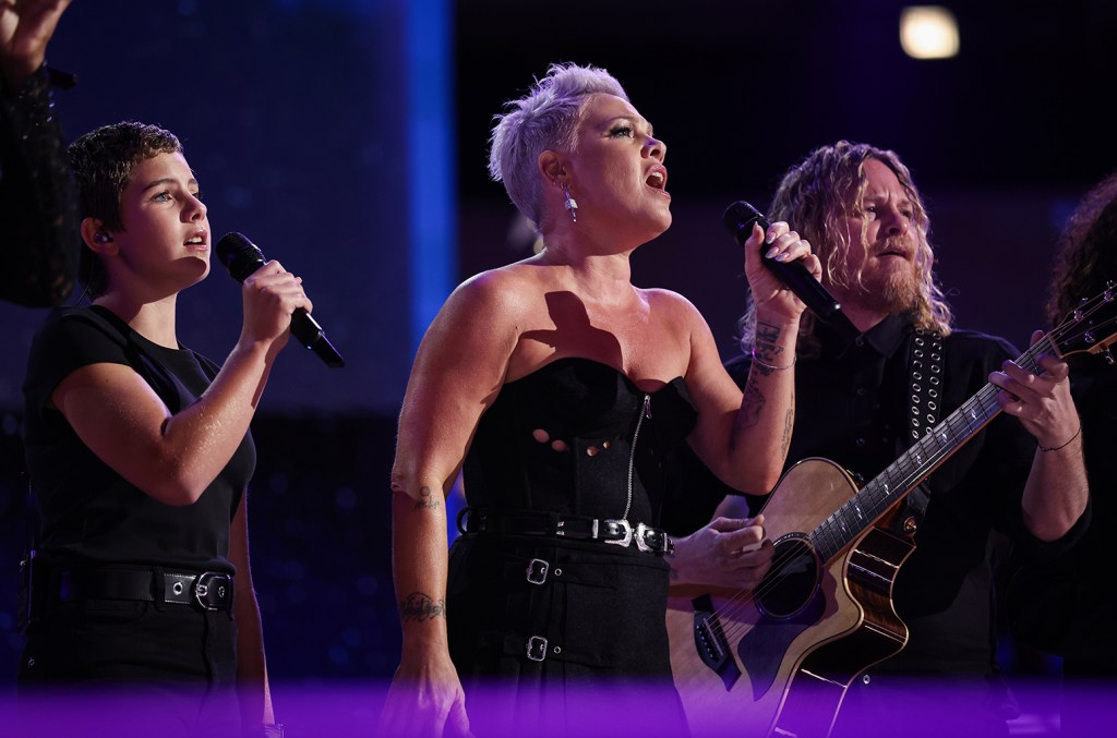 P!nk Asks 'what About Us' At Moving 2024 Dnc Performance