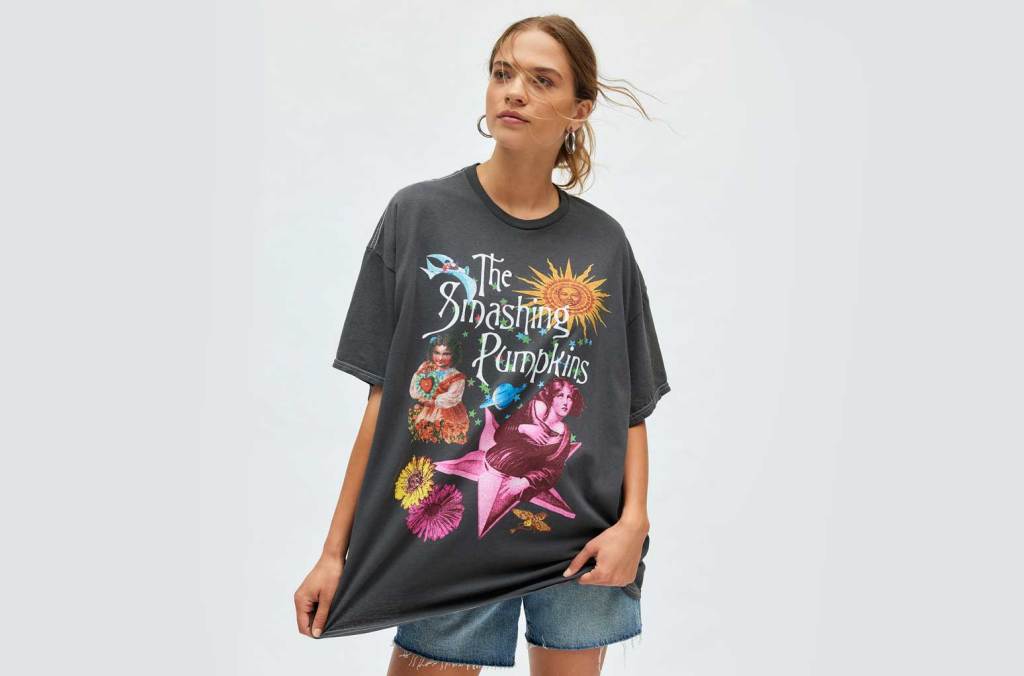 This Top Rated Smashing Pumpkins T Shirt Is "perfectly Oversized" And