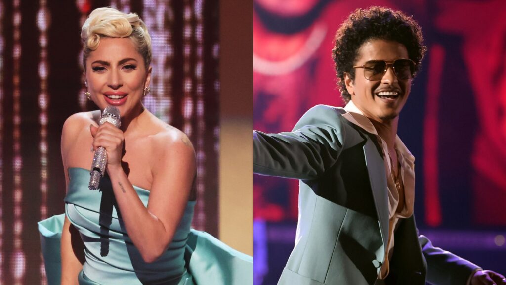 Watch Lady Gaga Join Bruno Mars For Sublime Live Debut