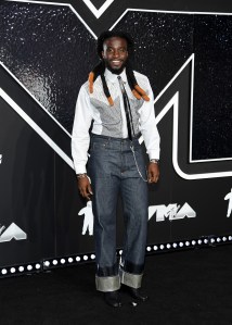 Shaboozey attends the 2024 MTV Video Music Awards at UBS Arena on September 11, 2024 in Elmont, New York.