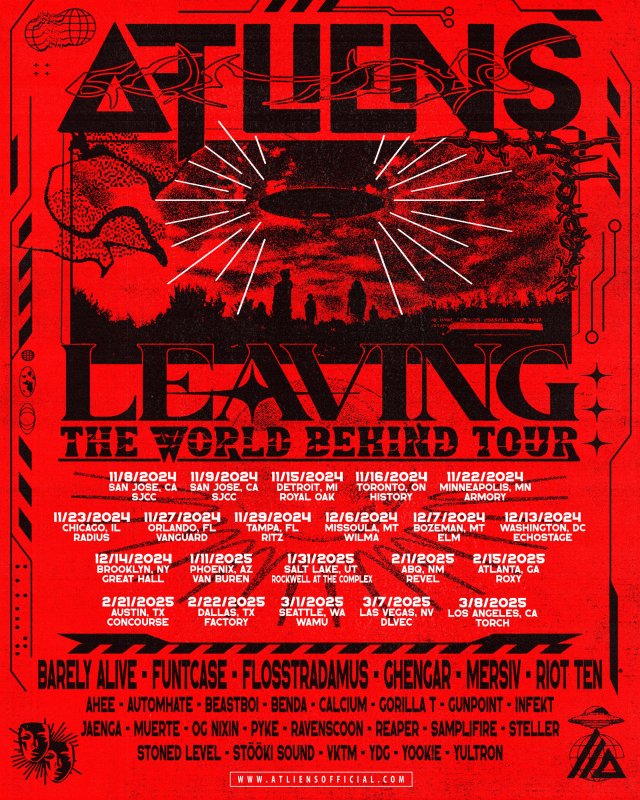 Atliens Announce Tour And Debut Album For 2024 "leaving The