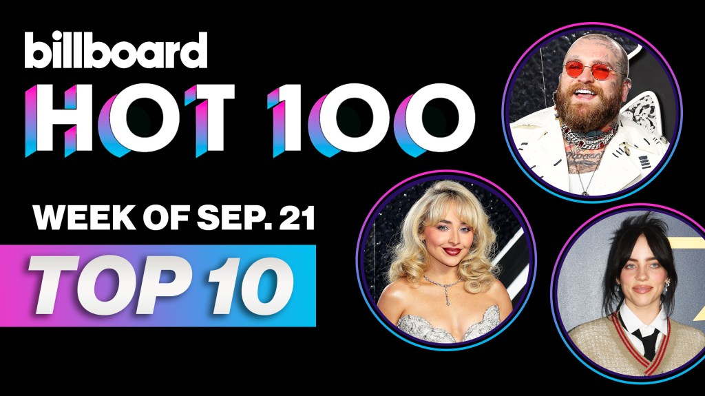 Billboard Hot 100 Top 10 Countdown For September 21, 2024