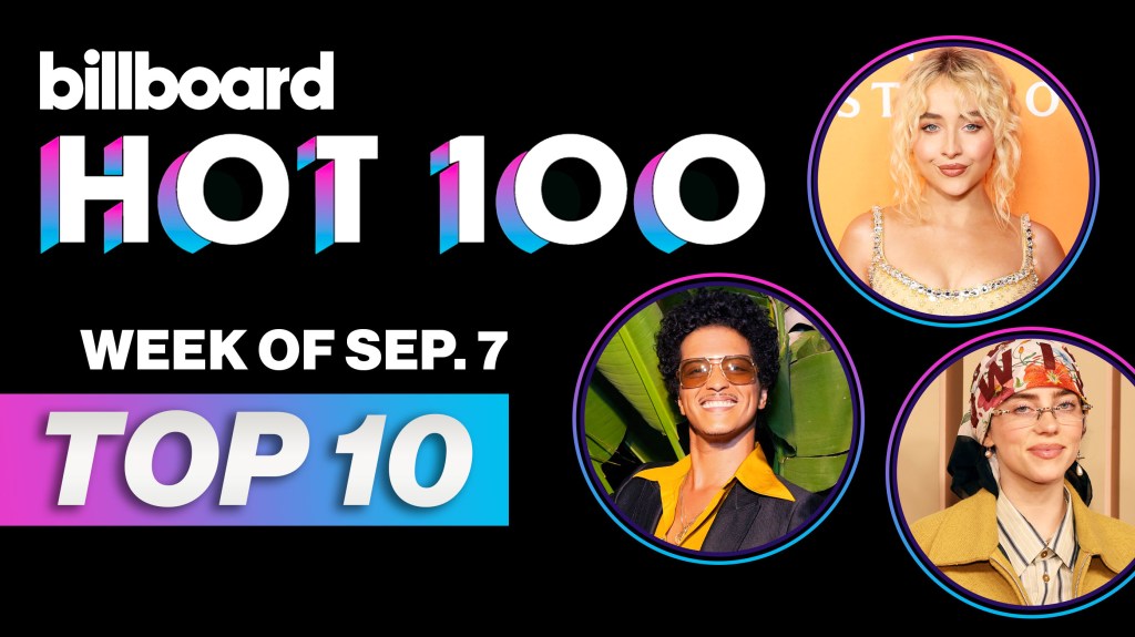 Billboard Hot 100 Top 10 Countdown For September 7, 2024