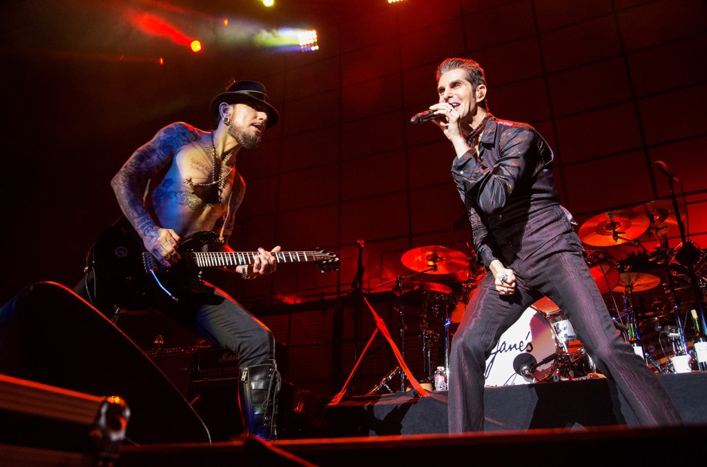 Perry Farrell Of Jane's Addiction Punches Dave Navarro During Concert