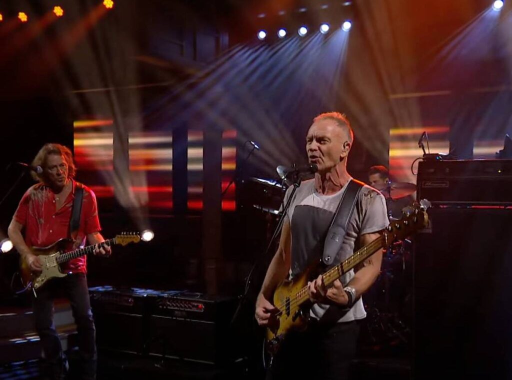 Watch Sting Perform ‘i Wrote Your Name (upon My Heart)’