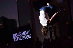 Benson Boone performs during Spotlight: Benson Boone at Ray Charles Terrace at GRAMMY Museum LA Live on July 18, 2024 in Los Angeles, California.