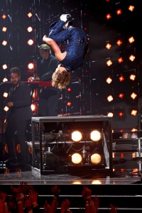 Benson Boone performs on stage during the 2024 MTV Video Music Awards at the UBS Arena on September 11, 2024 in Elmont, New York.