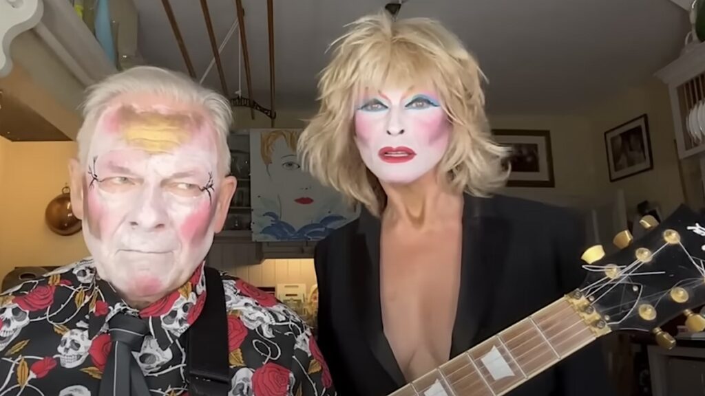 Robert Fripp And Toyah Celebrate Halloween With David Bowie's “scary