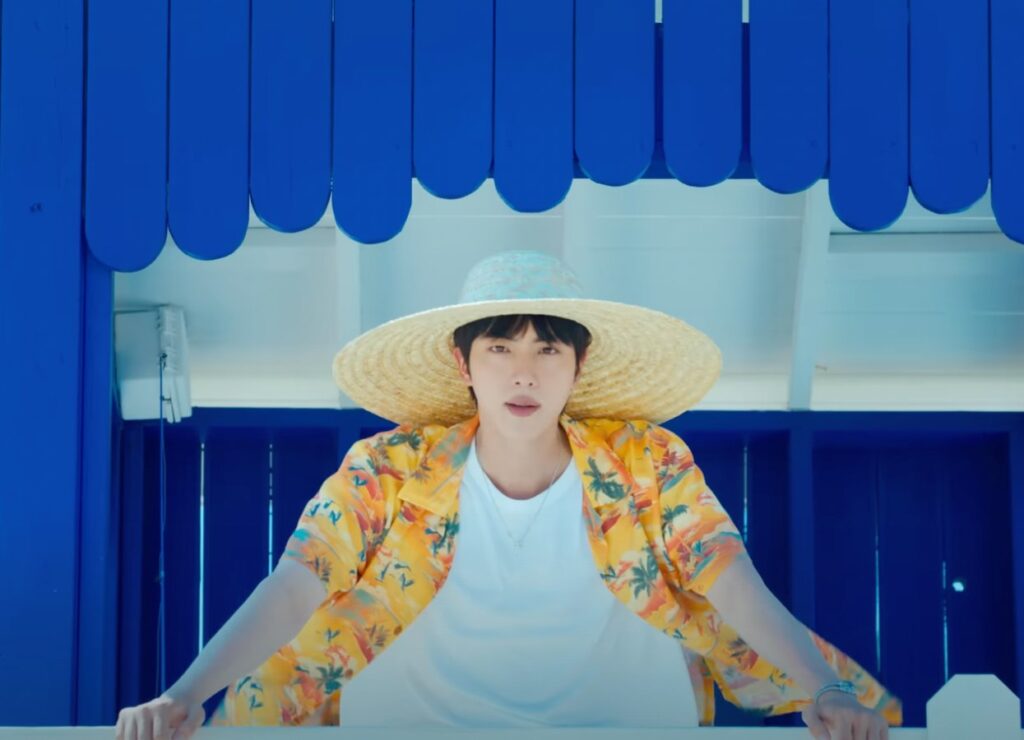 Bts’ Jin Hits The Beach In Video For Full Version