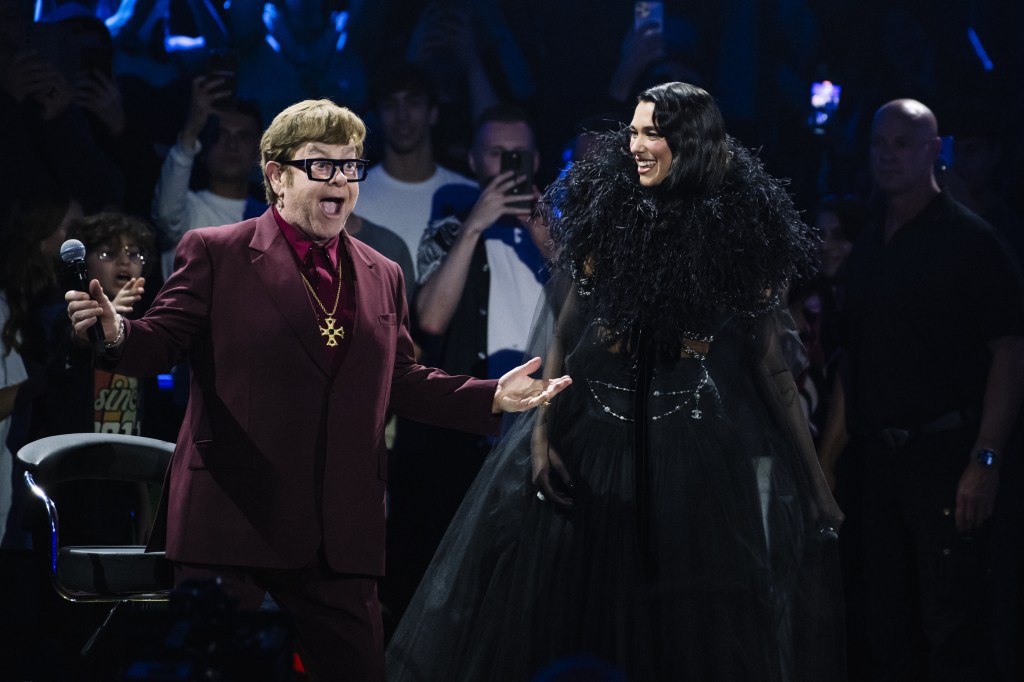 Dua Lipa With Elton John In A Special Orchestral Concert