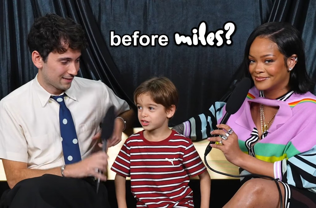 Rihanna Gets 'recess Therapy' Advice From 7 Year Old Miles