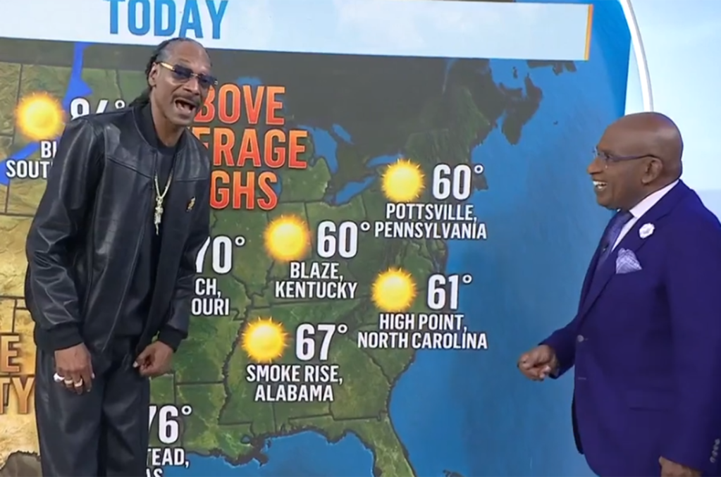 Snoop Dogg Plays Meteorologist And Delivers Stoner Themed Weather On 'today'