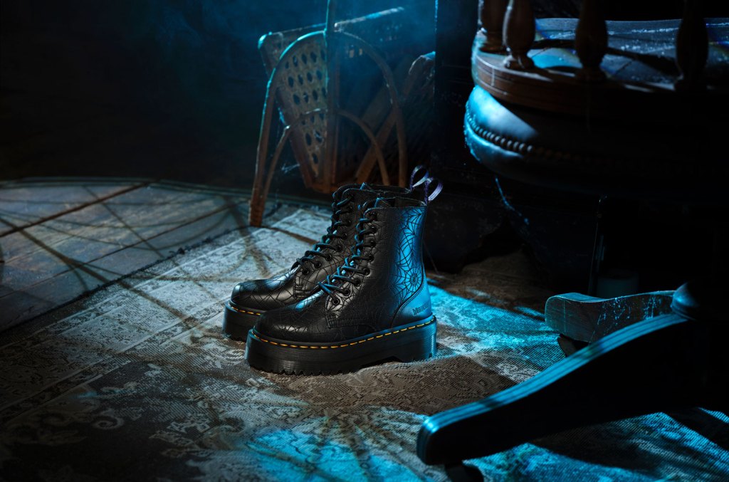 "the Outcasts Are In": Dr. Martens Drops 'wednesday' Collaboration Just