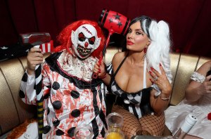 Ice-T and Coco Austin attend Heidi Klum's 23rd Annual Halloween Party presented by Butterfinger, Mattel and Prime Video at The Venue on Music Row on October 31, 2024 in New York City.