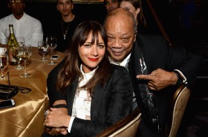 Rashida Jones and Quincy Jones