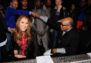 Celine Dion and Quincy Jones