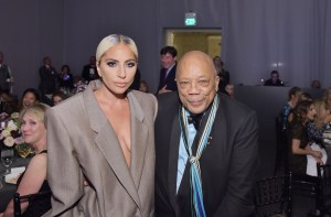 Lady Gaga and Quincy Jones