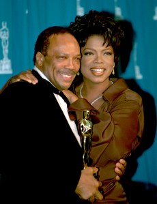 Quincy Jones and Oprah Winfrey