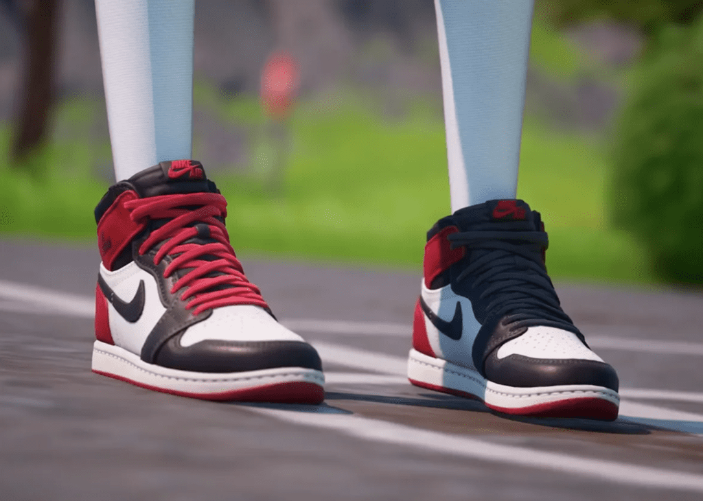 Air Jordan 1 "black Toe Reimagined" Returns… In "fortnite"