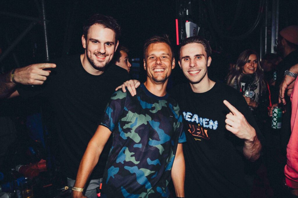 Armin Van Buuren And W&w Meet To "late Departure," An