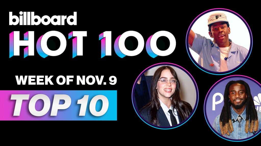 Billboard Hot 100 Top 10 Countdown For November 9, 2024