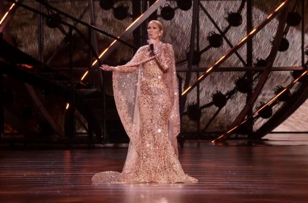 Celine Dion Rules The Runway With A Dazzling Performance Of