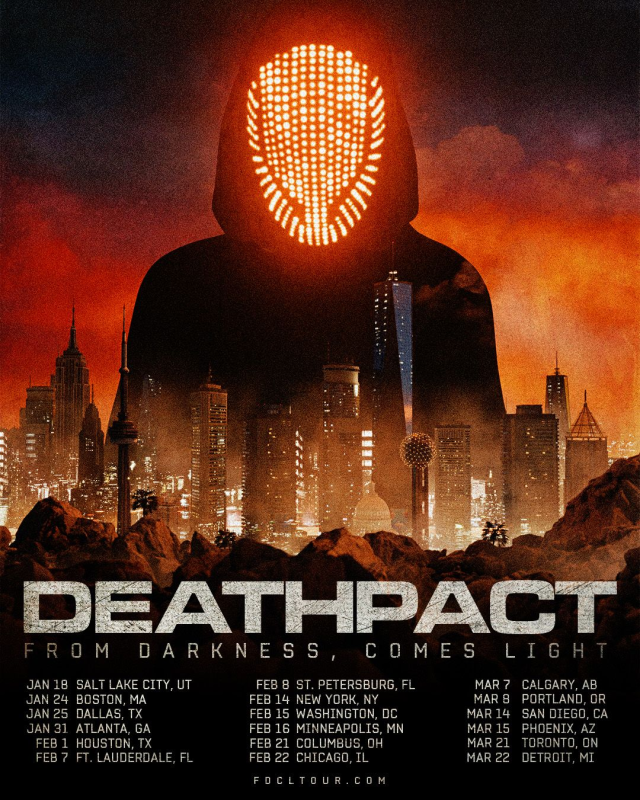 Deathpact Announce 2025 Headlining Tour, "from The Darkness Comes The