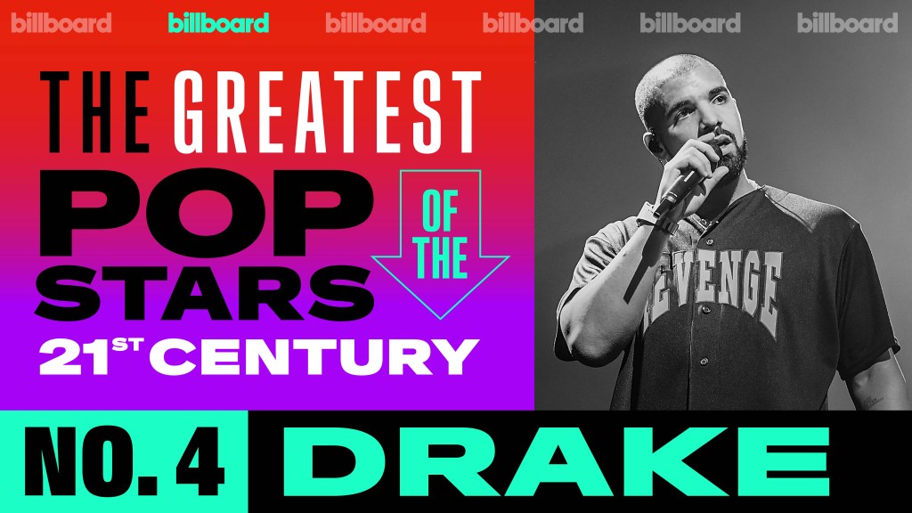 Drake Is Ranked No. 4 On Billboard's List Of The