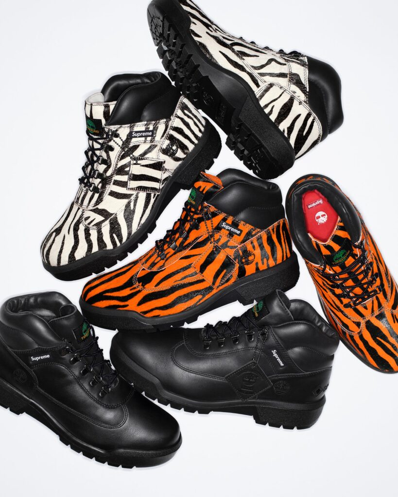 In The Wild: Supreme Releases Animal Print Timberland Field Boots