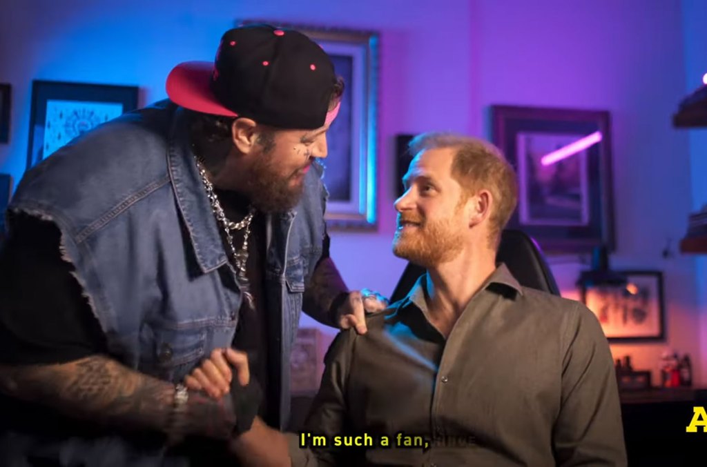 Jelly Roll Botches Prince Harry’s First Tattoo Ahead Of 2025