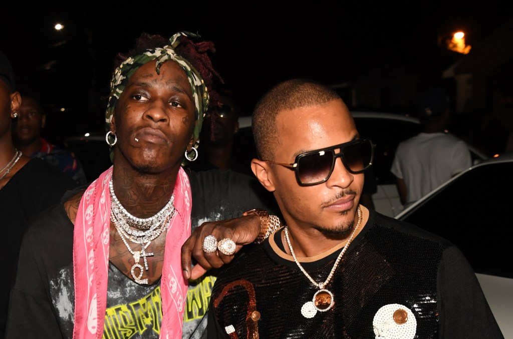 Young Thug Declares 'i'm Back' While Hooking Up With Ti