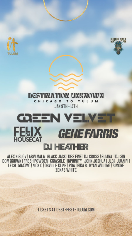 Inaugural "unknown Destination" Festival Will Bring Timeless House Music From